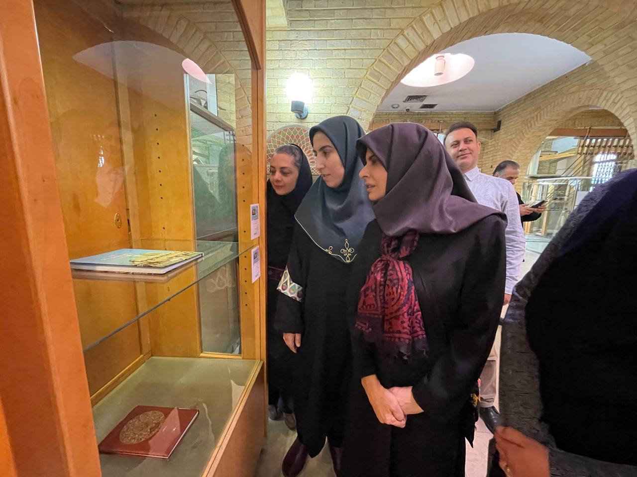 Opening of the exhibition of one hundred years, one hundred books, Fajr International Festival of Handicrafts and Traditional Arts (8th Sarv-e Simin)